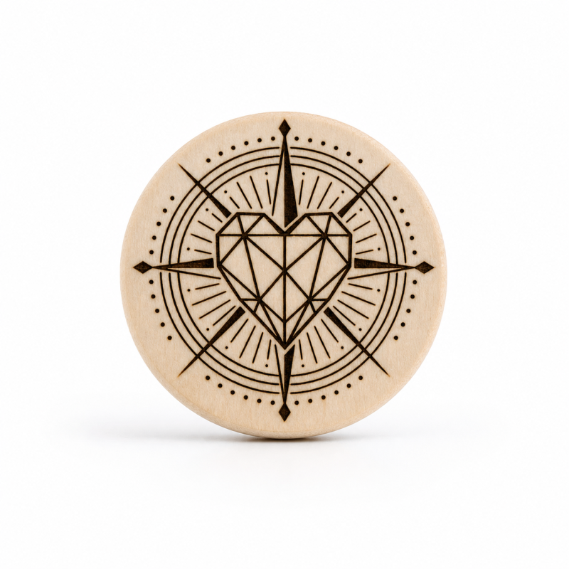 Magnet Cœur d’Explorateur